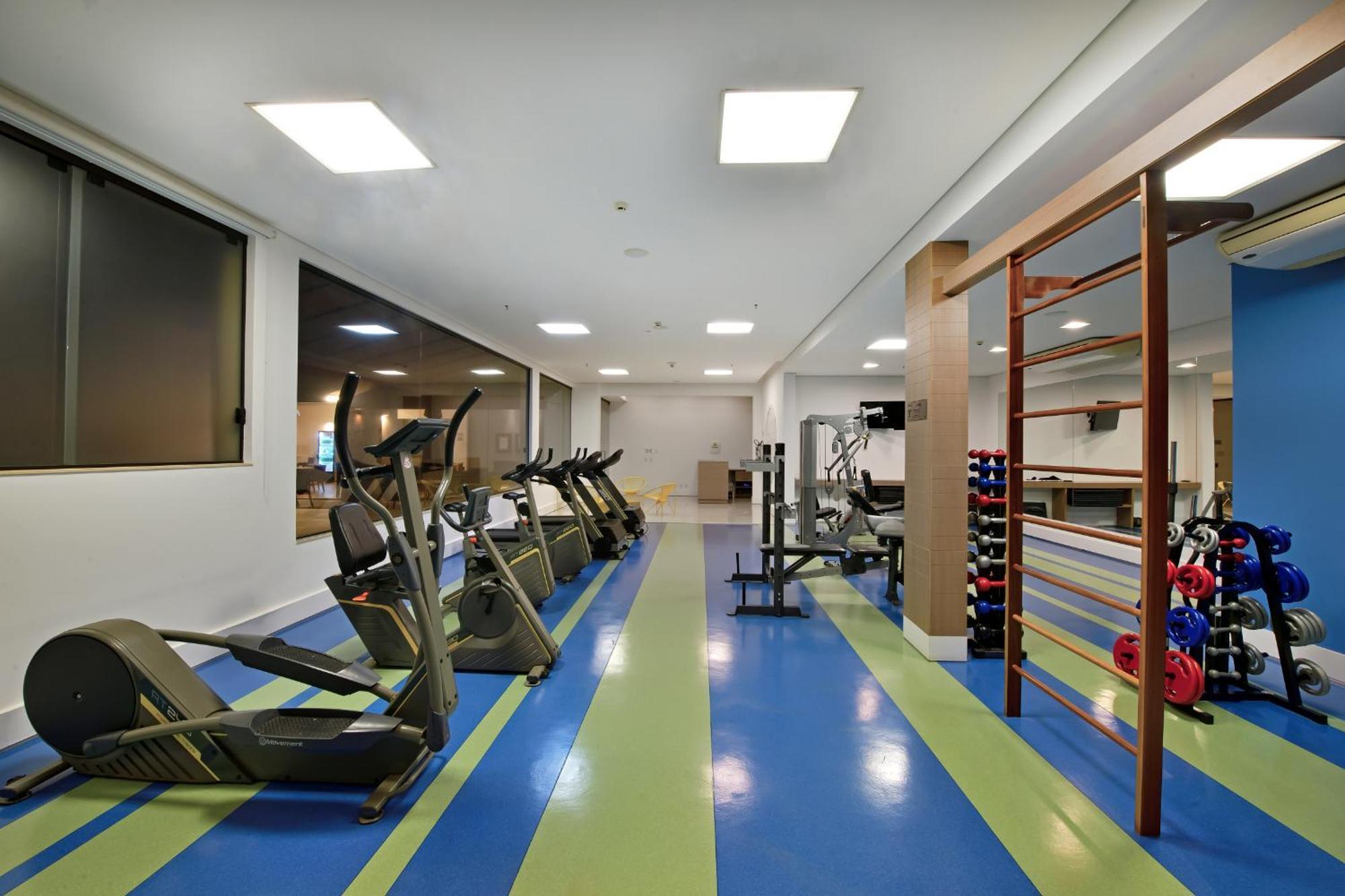 Hotel Mont Blanc Premium Ribeirão Preto Exterior foto The gym at the hotel